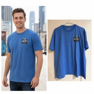 NASCAR Daytona 500 Blue Graphic Men's T-Shirt size XL